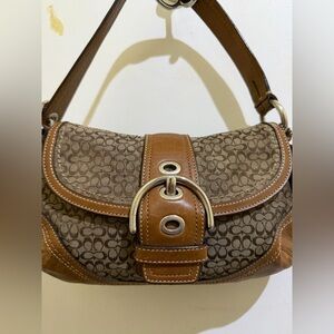 Y2K Coach Soho Mini Signature Shoulder Bag F10925